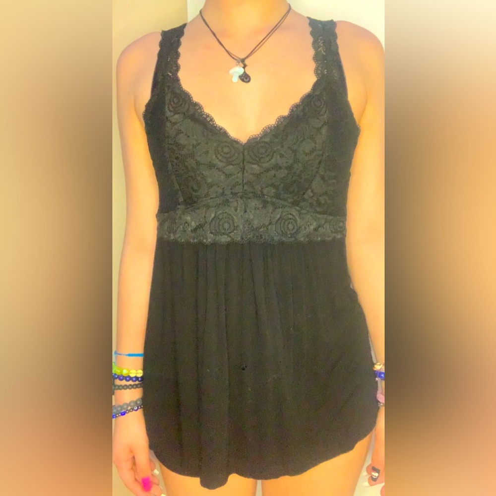 Cami Shirt W/ Lace